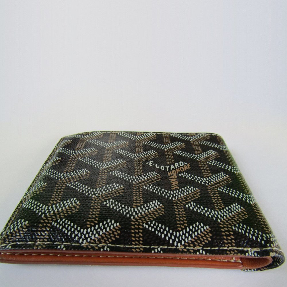 Authentic 2006 Goyard Bifold Wallet Black & Tan - Picture 3 of 16
